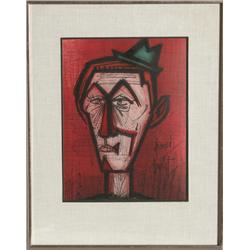 Bernard Buffet, Clown, Lithograph