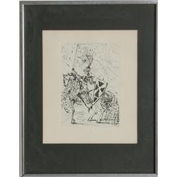 Salvador Dali, El Cid, Restrike Etching