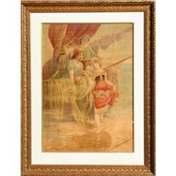 Alphonse Mucha, Peche, Chromolithograph