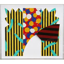 Jay Phillips, Abstract 1, Enamel on Aluminum