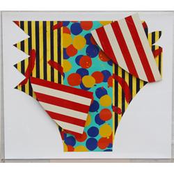 Jay Phillips, Abstract 2, Enamel on Aluminum