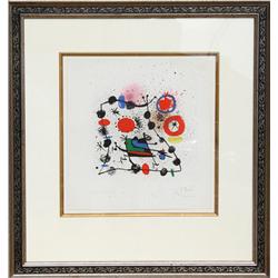 Joan Miro, Exhibition Sala Pelaires, Lithograph