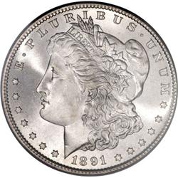 1891 S Morgan Silver Dollar