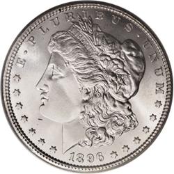 1896 P Morgan Silver Dollar