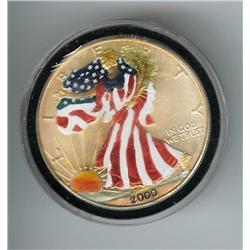 2000 US Silver Eagle Colorized