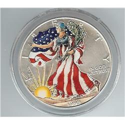 1999 Colorized Silver Eagle - C
