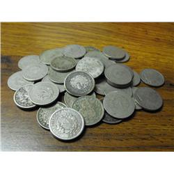 Lot of 50 V Nickels