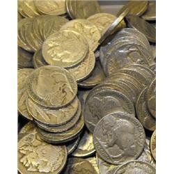 Lot of 75 Buffalo Nickels-