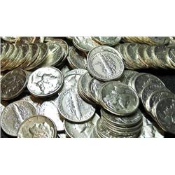 Lot of 10 Mercury Dimes-