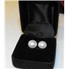 Image 1 : Large 10-11MM Fresh Water Pearl Earrings