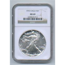1992 MS 69 Silver Eagle
