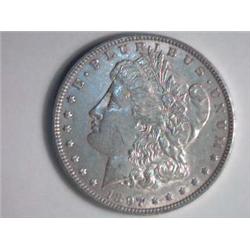 1897 P Morgan Broken Die on 7 -