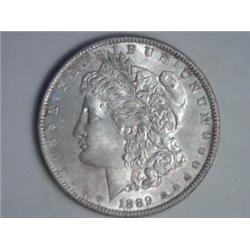1889 P Morgan Silver Dollar
