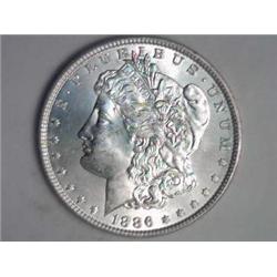 1886 P Morgan Silver Dollar