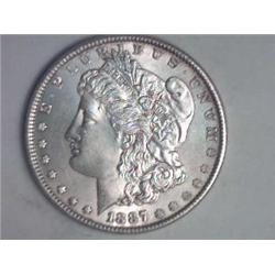1887 P Morgan Silver Dollar