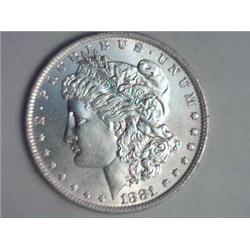 1881 O Morgan Silver Dollar