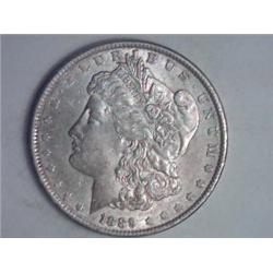 1889 P Morgan Silver Dollar