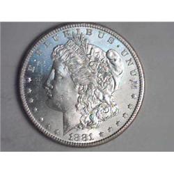 1881 S Morgan Silver Dollar - PL Shiny