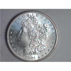 1881 S Morgan SIlver Dollar - PL