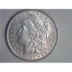 1890 P Morgan Silver Dollar