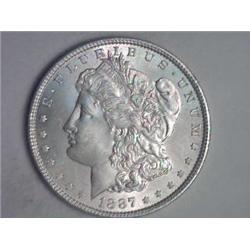 1887 P Morgan Silver Dollar