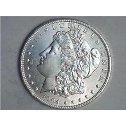 1904 O Morgan Silver Dollar