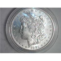1881 S Morgan Silver Dollar