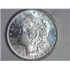 Image 1 : 1881 S Mint Luster Morgan Silver Dollar
