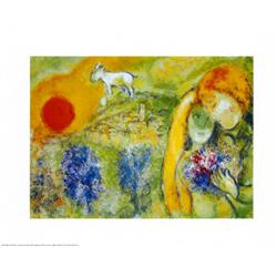 Amoureux de Vence - Chagall - Print