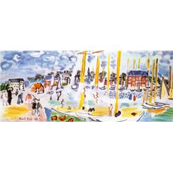 Dimanche a Deauvilie - Raoul Dufy -