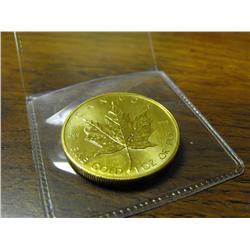 1 oz. .9999 Pure Gold Maple Leaf Gold