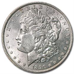 1890 P UNC Morgan SIlver Dollar