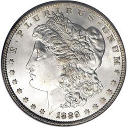 1889 P Morgan Silver Dollar