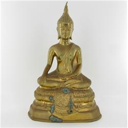 Original North Thai Gilded Temple Offering Buddha (ANT-357)