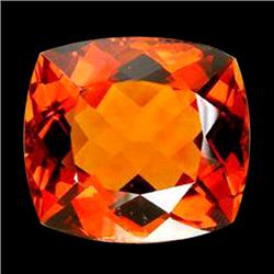 37.25ct Cushion Cut Madeira Citrine Appr Est $19k (GEM-27645)