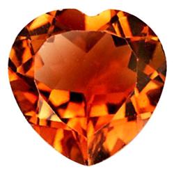 3.53ct Heart Orange Imperial Topaz Appr Est $9k (GEM-27766)