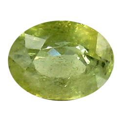 1.08ct Oval Green Yellow Sapphire Thailand  (GEM-22911)
