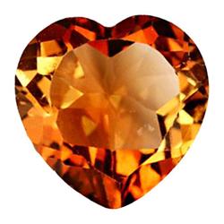 3.99ct Heart Orange Imperial Topaz Appr Est $10k (GEM-27729)