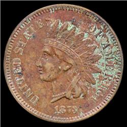 1873 Indian Cent Higher Grade Open 3 (COI-7477)