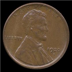 1920S Lincoln Cent RARE MS63+ BN (COI-7716)
