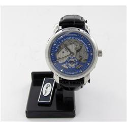 New Rousseau Mens Stainless Skeleton Sport Watch (WAT-177)