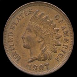 1907 Indian Cent Uncirculated MS65 (COI-7762)