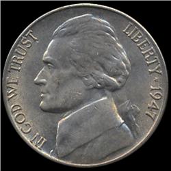 1947S Jefferson 5c MS66 w/ Full Steps (COI-7850)