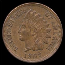 1907 Indian Cent Uncirculated MS65 (COI-7761)