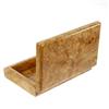 Image 5 : Solid Burl Box Handmade Rare Afzelia Wood  (DEC-135)