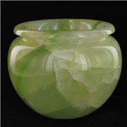 Rare Green Jade Vase (DEC-116)