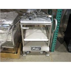 NEW FACE TO FACE CASTERED MEAT SLICER STAND