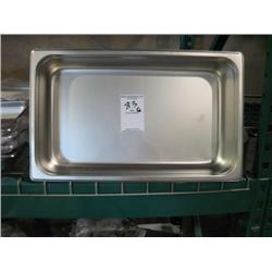 NEW FULL SIZE 4" DEEP STEAM TABLE PANS (X6)