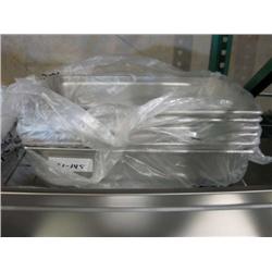 NEW FULL SIZE 4" DEEP STEAM TABLE PANS (X6)