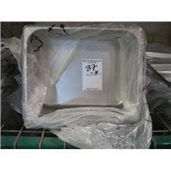 NEW HALF SIZE 4" DEEP STEAM TABLE PANS (X6)